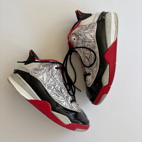 Nike Air Jordan DUB Zero White Varsity Red (GUC) - Picture 6 of 7